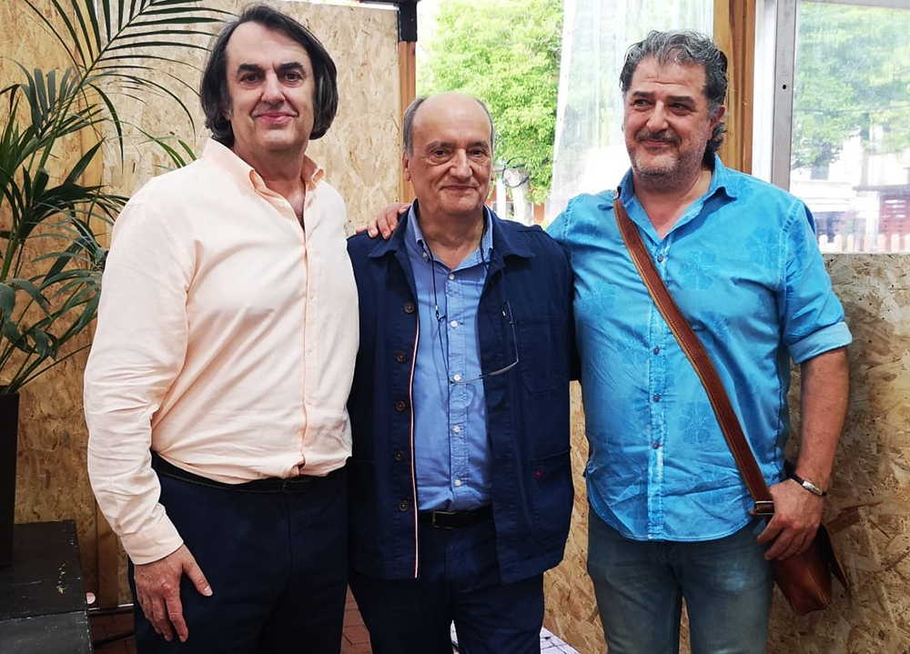Miguel Ángel de Rus, Gustavo Martín Garzo y Jesús Salviejo Miguel Ángel de Rus, Gustavo Martín Garzo y Jesús Salviejo